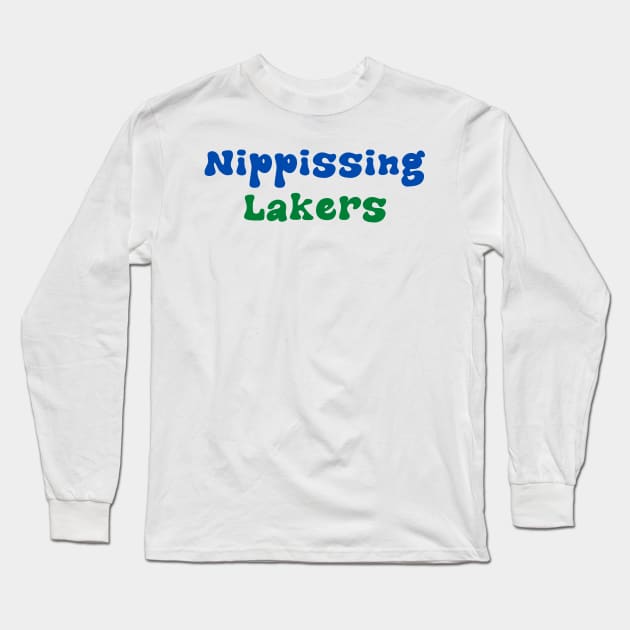 Nippissing Lakers Long Sleeve T-Shirt by stickersbyjori